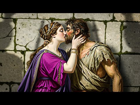 A forbidden embrace: Love could be treason under Augustus's strict moral laws.
