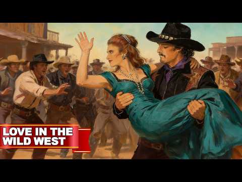 Dramatic gestures and intense competition defined courtship in the challenging Wild West.